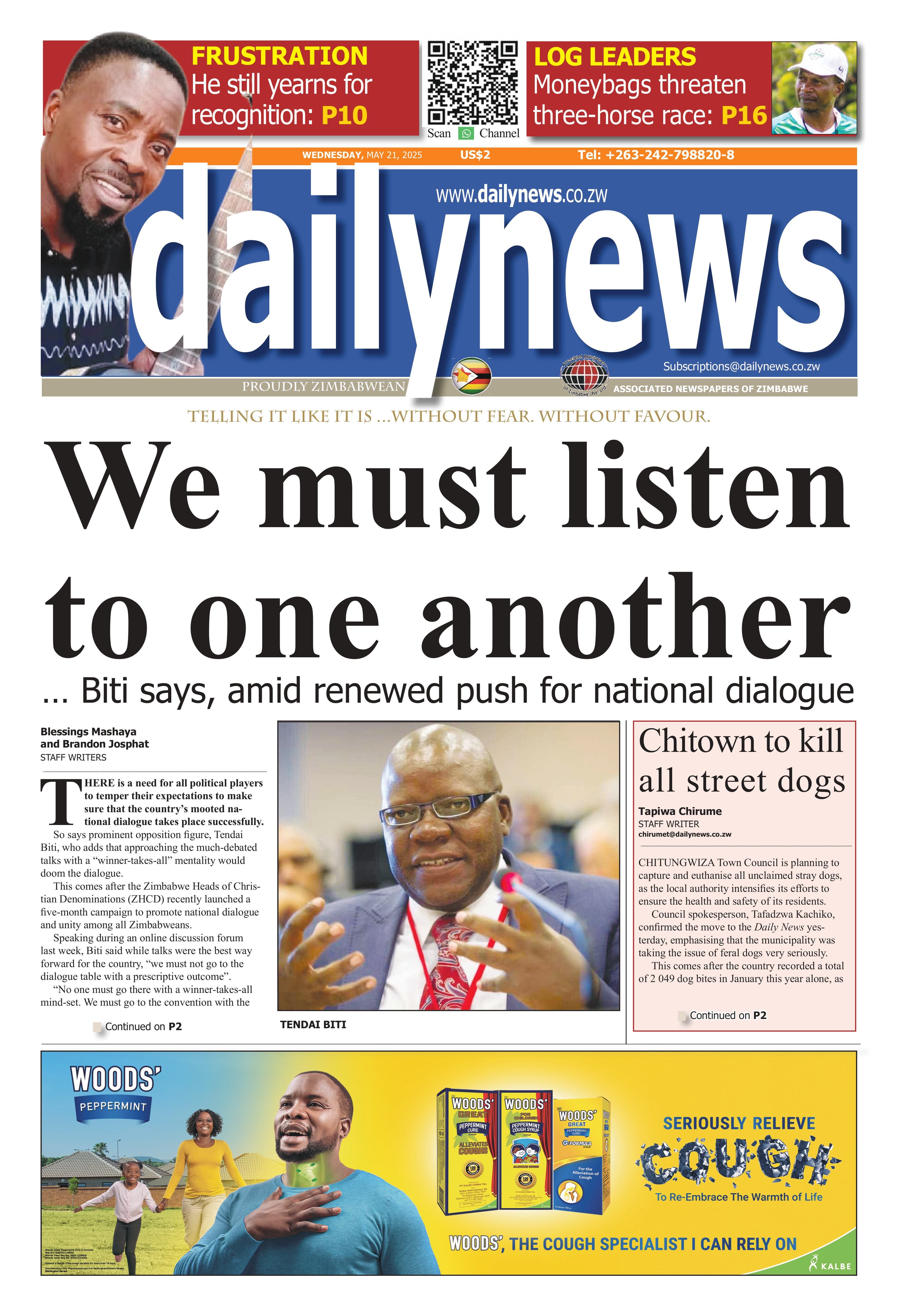 Wednesday 21 May 2025